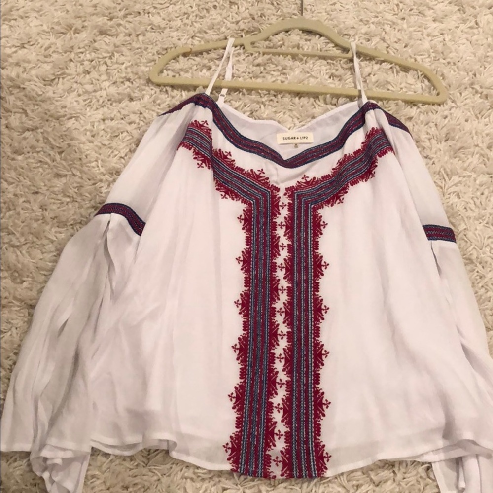 Sugar + Lip2 Cold Shoulder Top